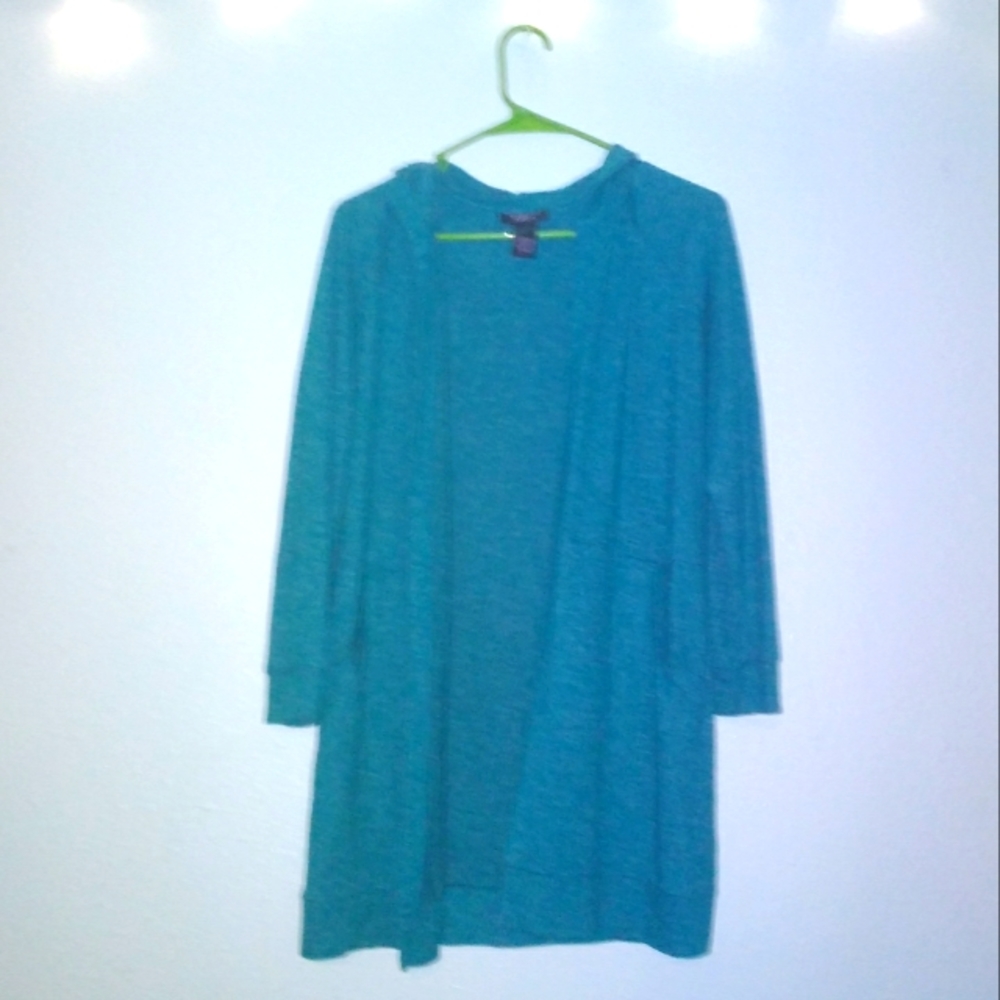 It's Our Time Long Hooded Cardigan With Pockets